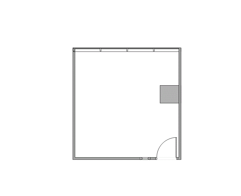 Floor plan of Flexible Office Space for Rent at 7322-7324 Southwest Freeway 2-1438
