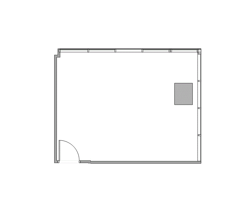 Floor plan of Flexible Office Space for Rent at 7322-7324 Southwest Freeway 2-1442