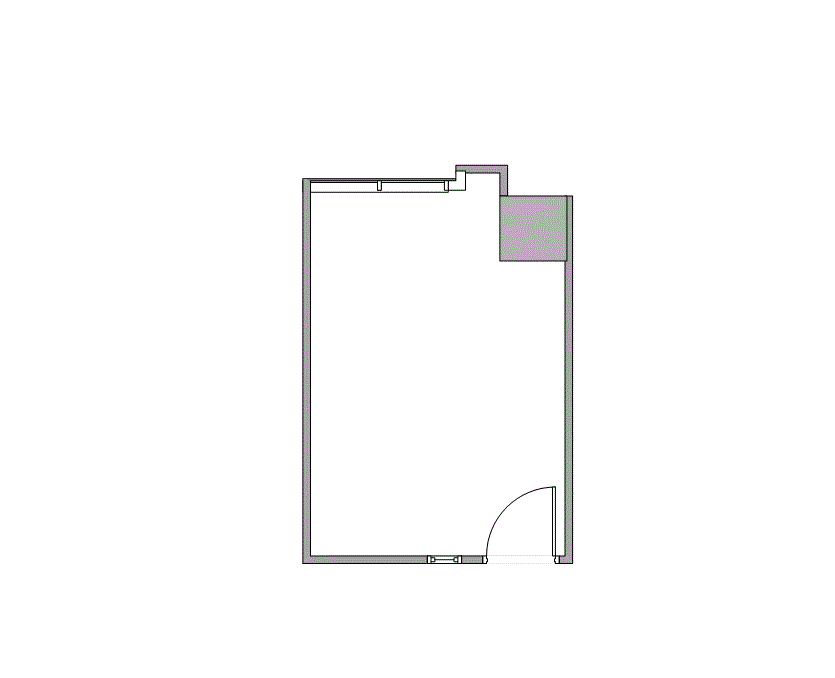 Floor plan of Flexible Office Space for Rent at 7322-7324 Southwest Freeway 2-1448