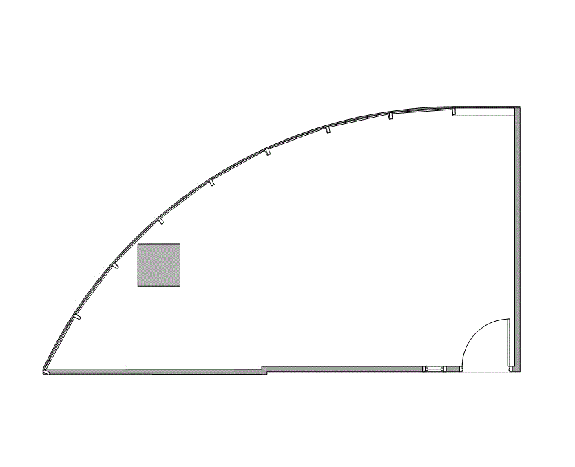 Floor plan of Flexible Office Space for Rent at 7322-7324 Southwest Freeway 2-1464
