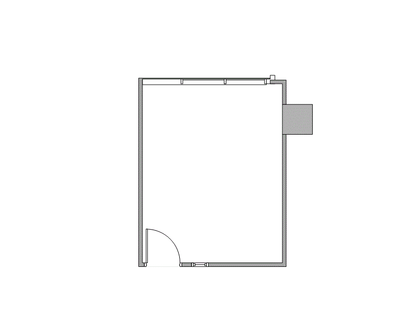 Floor plan of Flexible Office Space for Rent at 7322-7324 Southwest Freeway 2-1478
