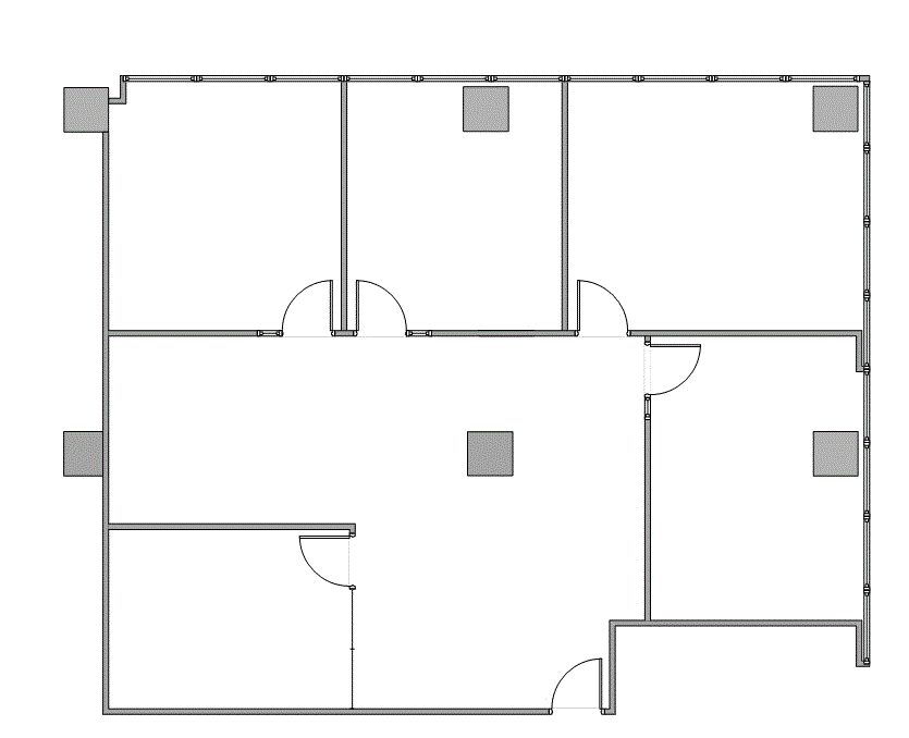 Floor plan of Flexible Office Space for Rent at 2727 LBJ Freeway 424