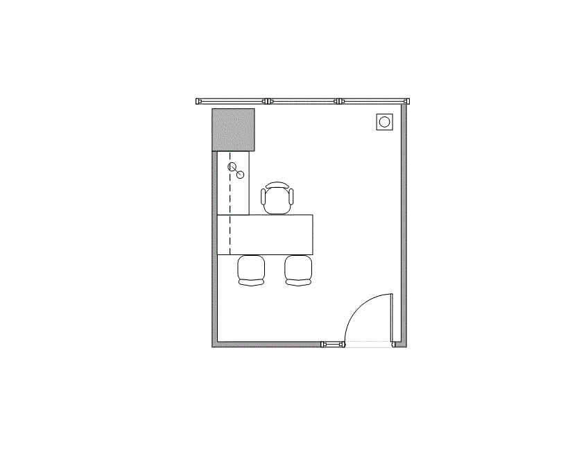 Floor plan of Flexible Office Space for Rent at 2727 LBJ Freeway 428