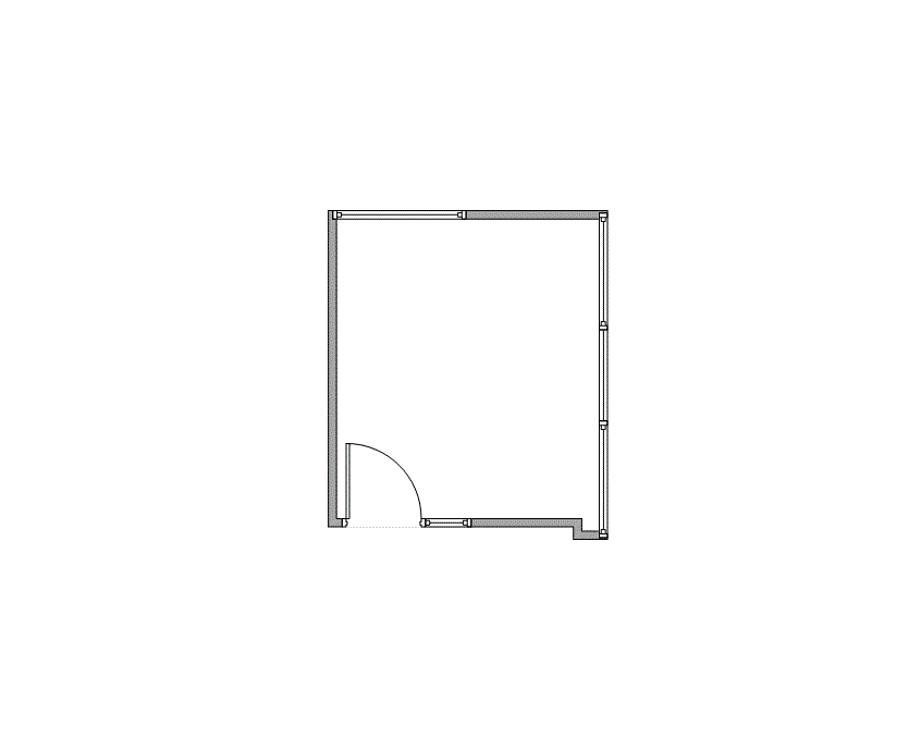 Floor plan of Flexible Office Space for Rent at 340-350 N Sam Houston Pkwy E A1000
