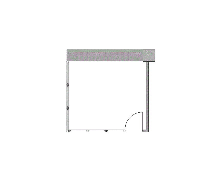 Floor plan of Flexible Office Space for Rent at 340-350 N Sam Houston Pkwy E A1005