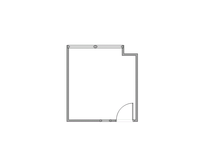 Floor plan of Flexible Office Space for Rent at 340-350 N Sam Houston Pkwy E A1009