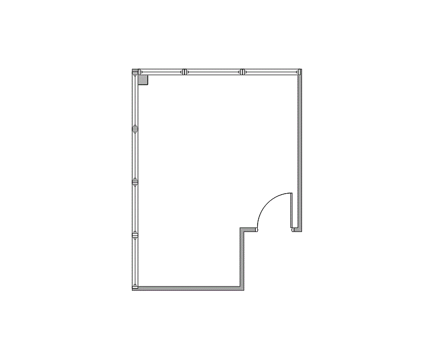 Floor plan of Flexible Office Space for Rent at 340-350 N Sam Houston Pkwy E A1012