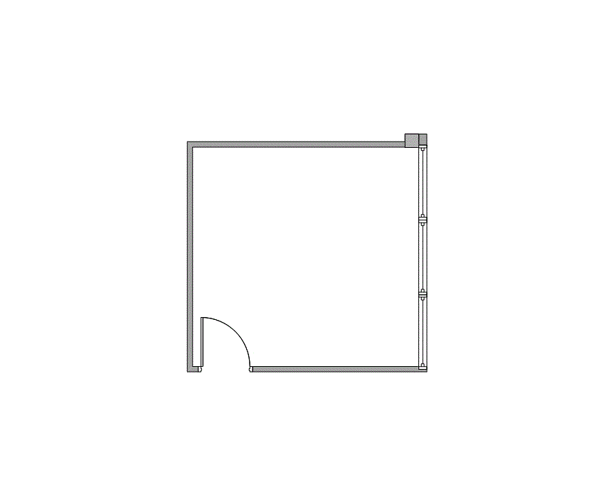 Floor plan of Flexible Office Space for Rent at 340-350 N Sam Houston Pkwy E A1013