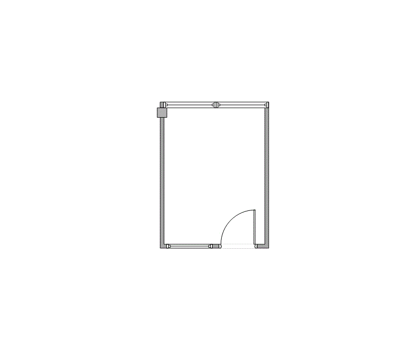 Floor plan of Flexible Office Space for Rent at 340-350 N Sam Houston Pkwy E A1024