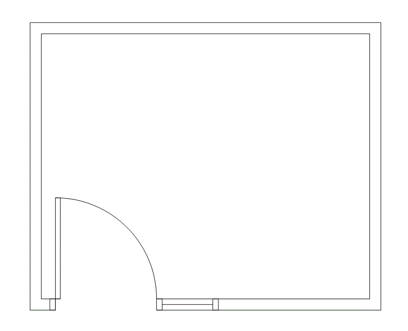 Floor plan of Flexible Office Space for Rent at 340-350 N Sam Houston Pkwy E A2035