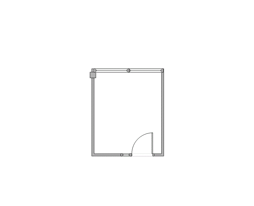 Floor plan of Flexible Office Space for Rent at 340-350 N Sam Houston Pkwy E A2038