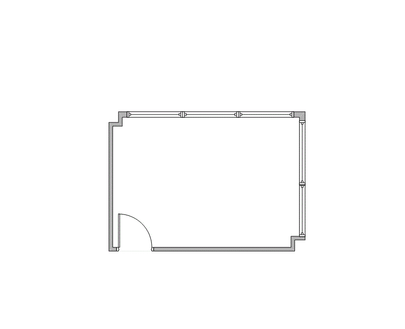 Floor plan of Flexible Office Space for Rent at 340-350 N Sam Houston Pkwy E A2046
