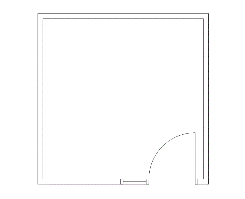 Floor plan of Flexible Office Space for Rent at 340-350 N Sam Houston Pkwy E A2051