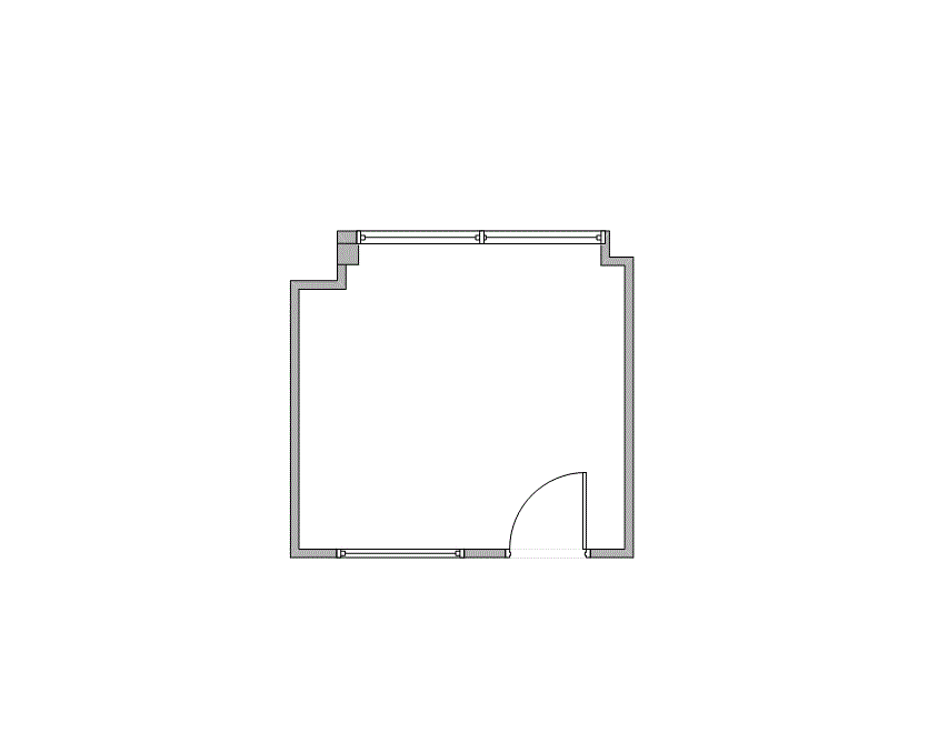 Floor plan of Flexible Office Space for Rent at 340-350 N Sam Houston Pkwy E A2054