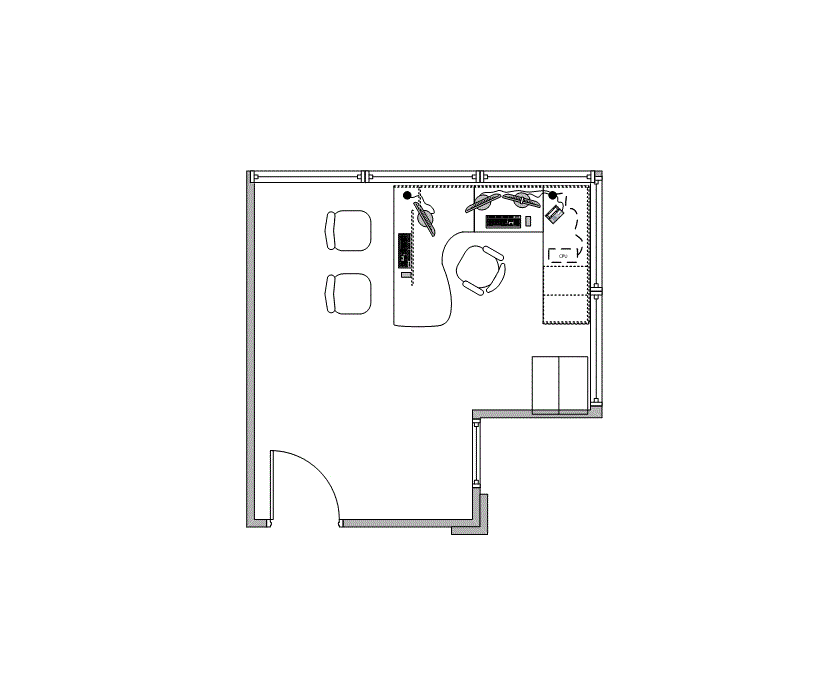 Floor plan of Flexible Office Space for Rent at 3934 FM 1960 Road West 150