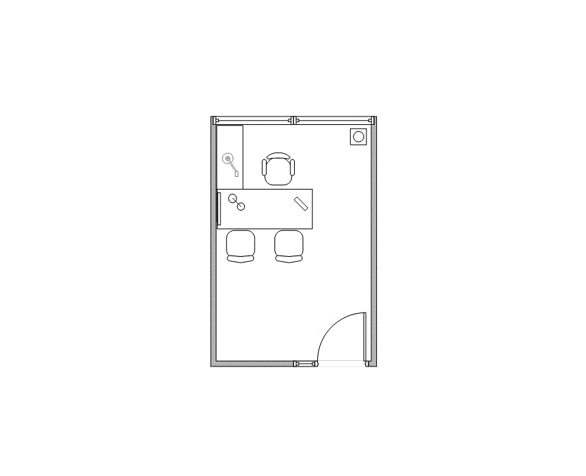 Floor plan of Flexible Office Space for Rent at 3934 FM 1960 Road West 154