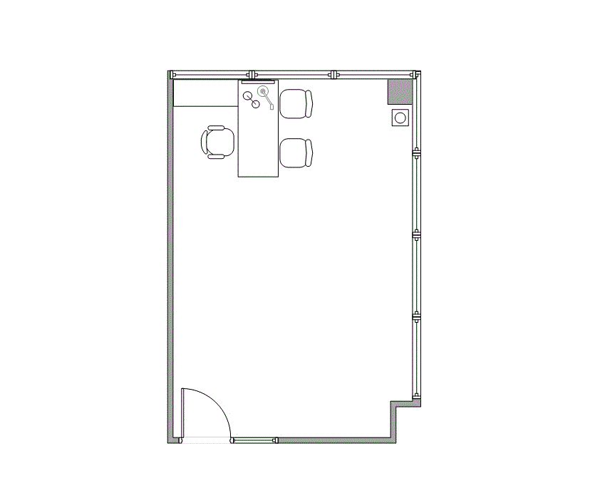 Floor plan of Flexible Office Space for Rent at 3934 FM 1960 Road West 300I