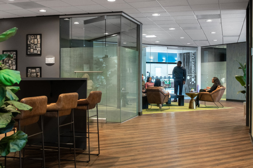 Interior images of Flexible office space at 8100 Washington Ave 8