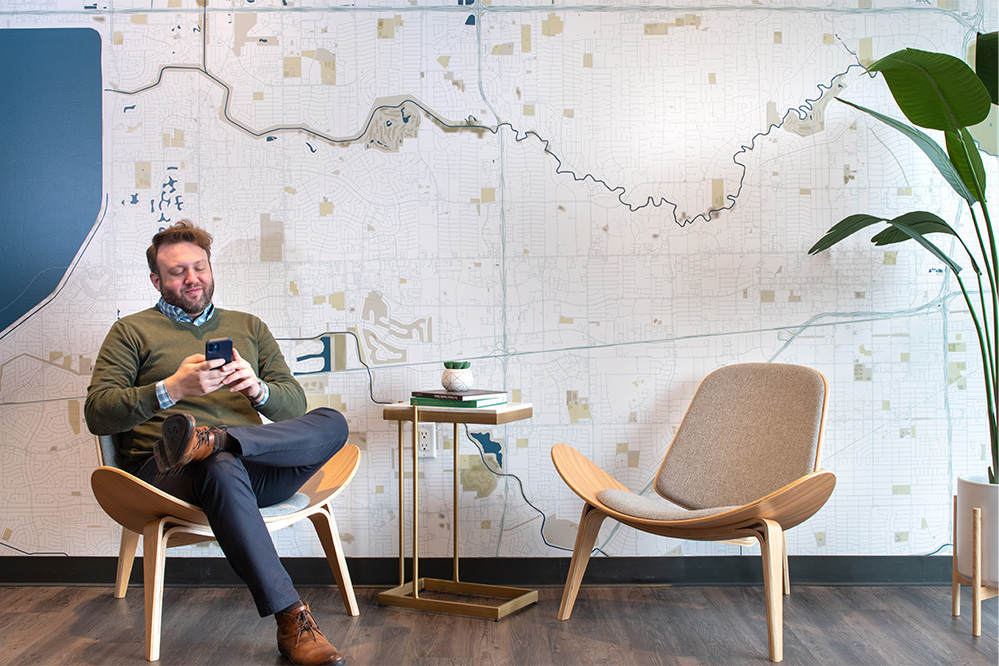 Interior images of Flexible office space at 8100 Washington Ave 10