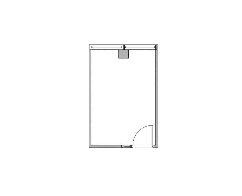 Floor plan of Flexible Office Space for Rent at 8100 Washington Ave 150C