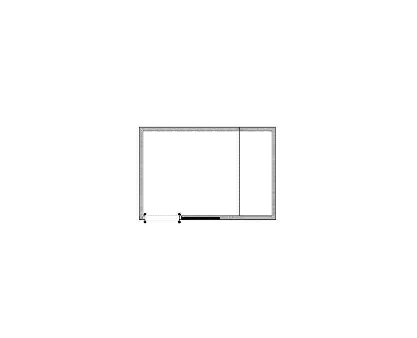 Floor plan of Flexible Office Space for Rent at 8100 Washington Ave 150W