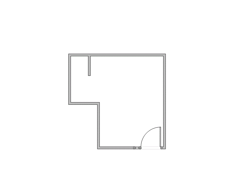 Floor plan of Flexible Office Space for Rent at 8100 Washington Ave 169