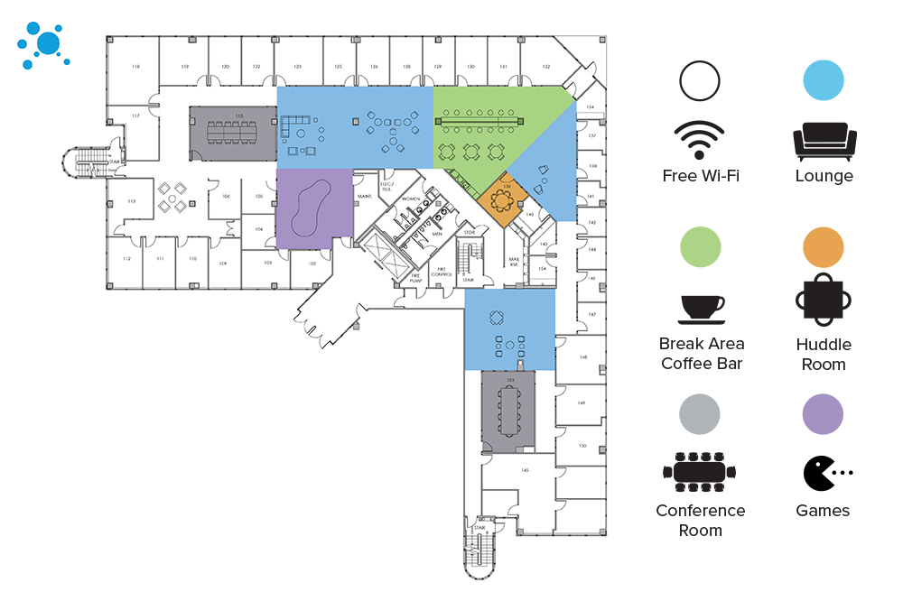 Interior images of Flexible office space at 4425 W. Airport Freeway 8