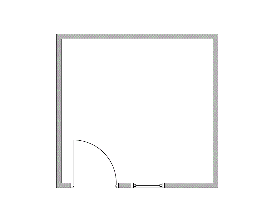 Floor plan of Flexible Office Space for Rent at 4425 W. Airport Freeway 104