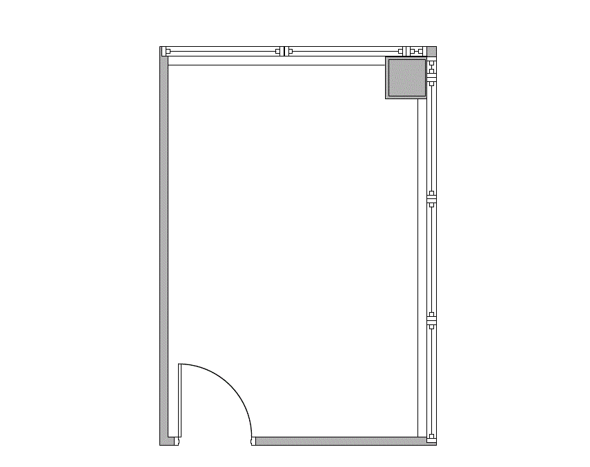 Floor plan of Flexible Office Space for Rent at 4425 W. Airport Freeway 112