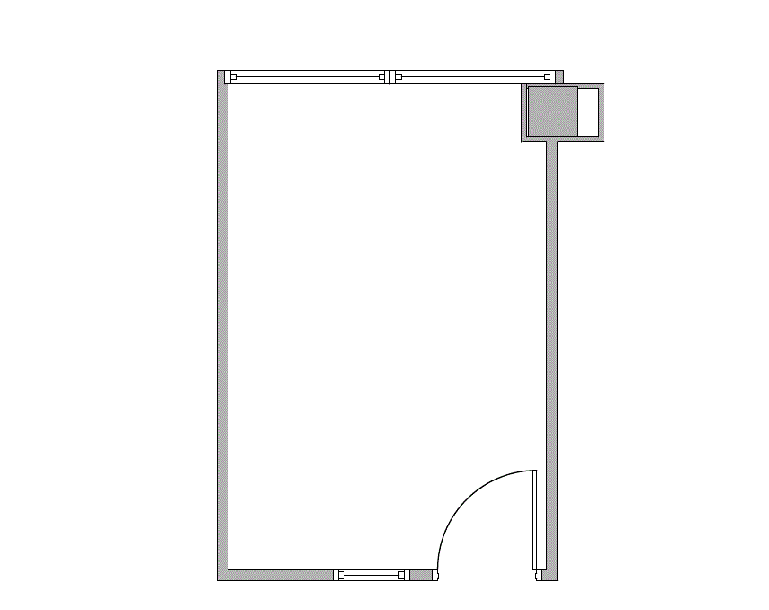 Floor plan of Flexible Office Space for Rent at 4425 W. Airport Freeway 122