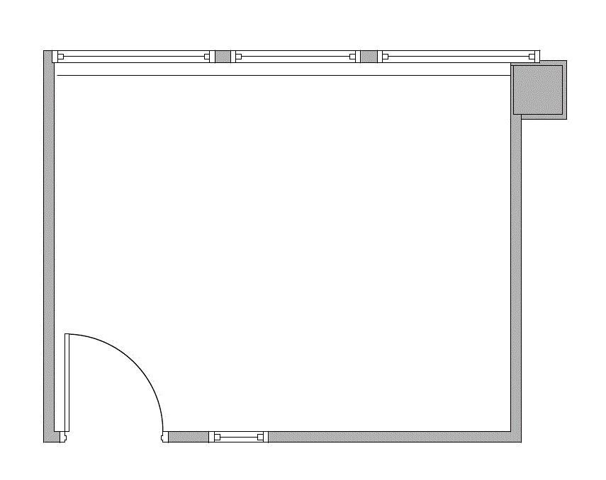 Floor plan of Flexible Office Space for Rent at 4425 W. Airport Freeway 376