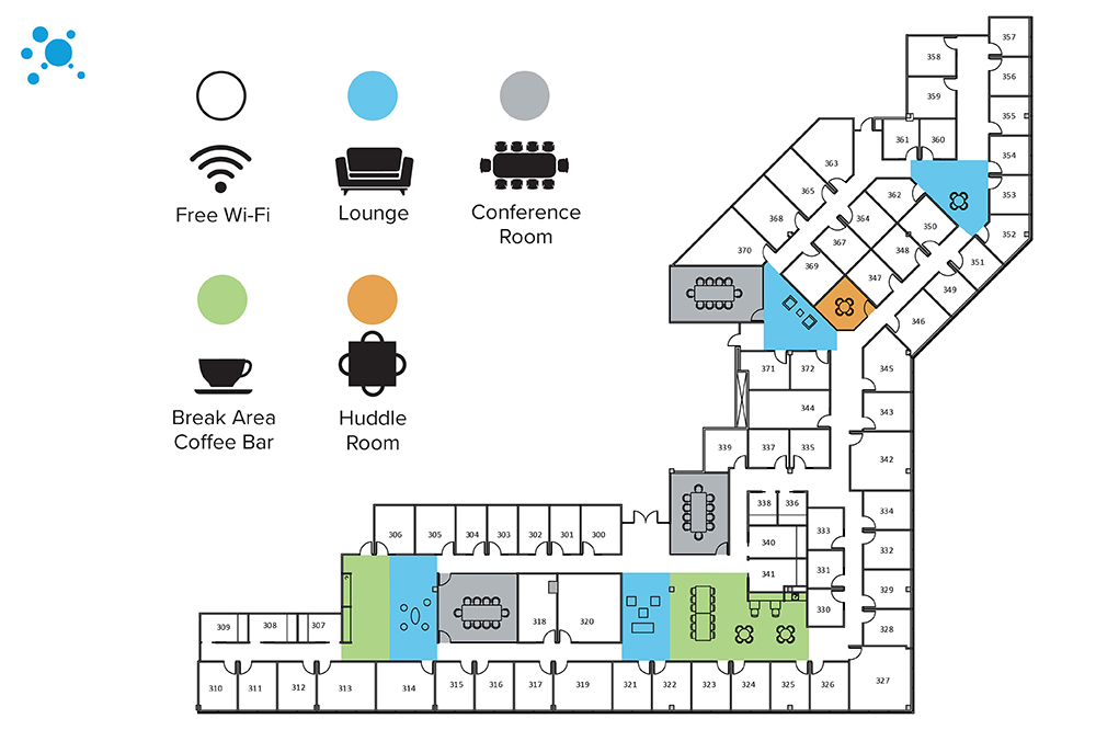 Interior images of Flexible office space at 90 East Halsey Road 7