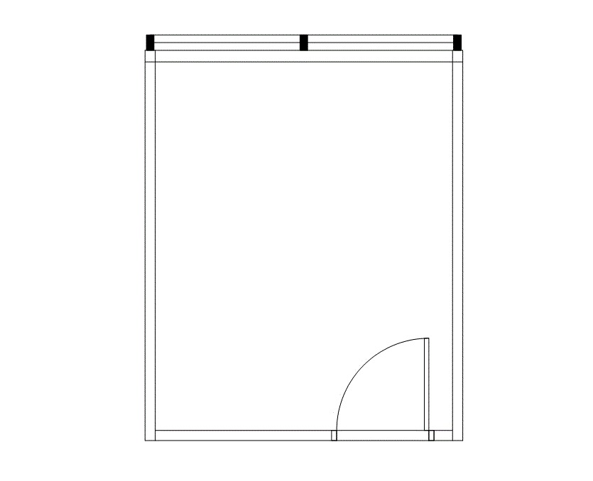 Floor plan of Flexible Office Space for Rent at 90 East Halsey Road 324