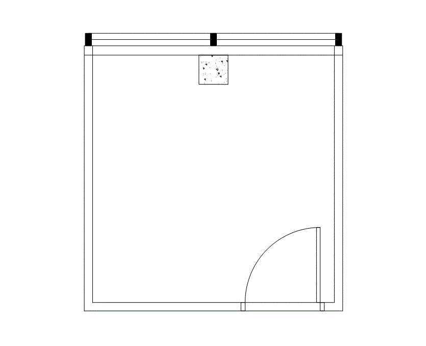 Floor plan of Flexible Office Space for Rent at 90 East Halsey Road 355