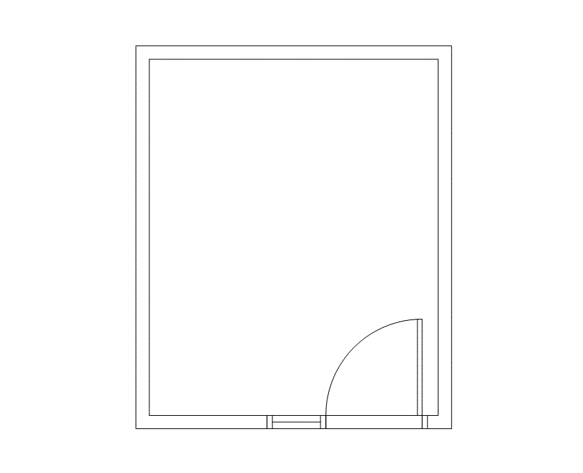 Floor plan of Flexible Office Space for Rent at 90 East Halsey Road 364