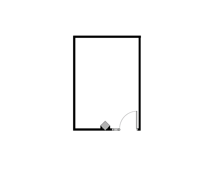 Floor plan of Flexible Office Space for Rent at 90 East Halsey Road 368