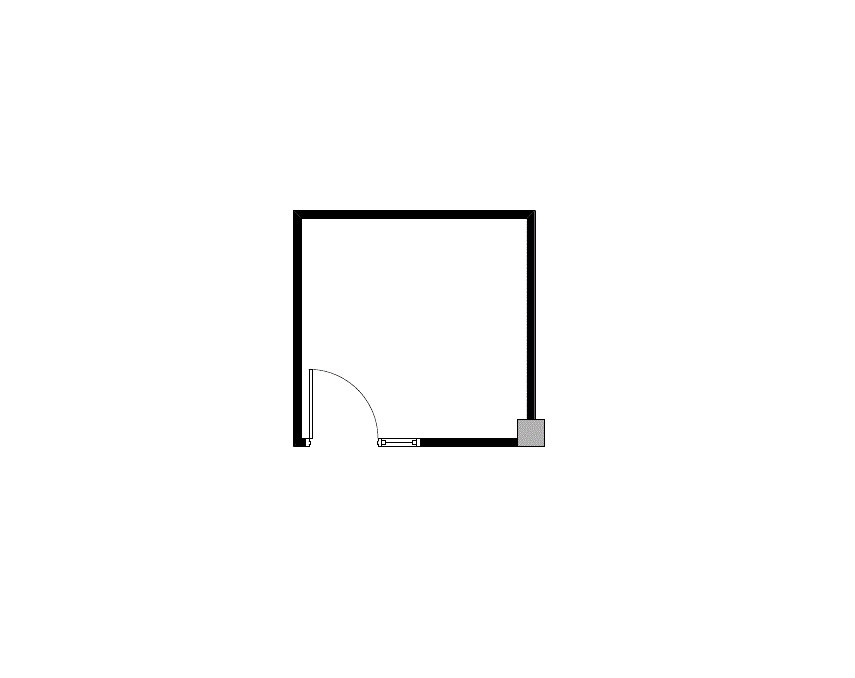 Floor plan of Flexible Office Space for Rent at 90 East Halsey Road 372