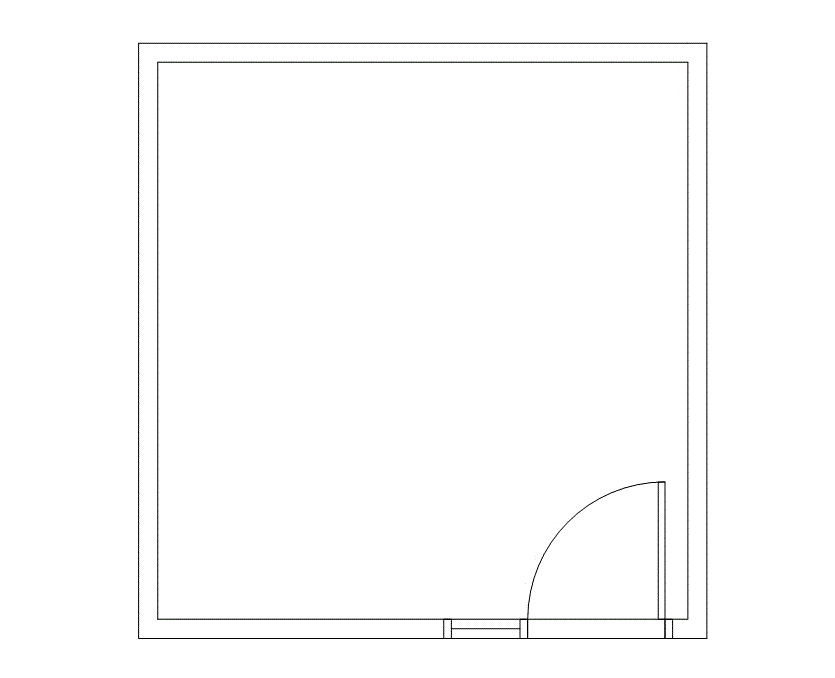 Floor plan of Flexible Office Space for Rent at 2100 Manchester Road 1605
