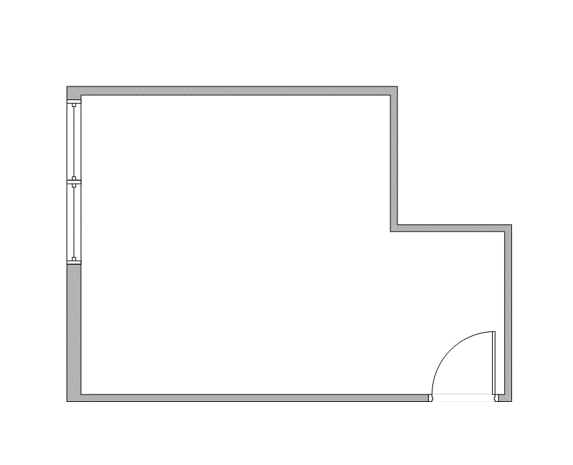 Floor plan of Flexible Office Space for Rent at 2100 Manchester Road 914
