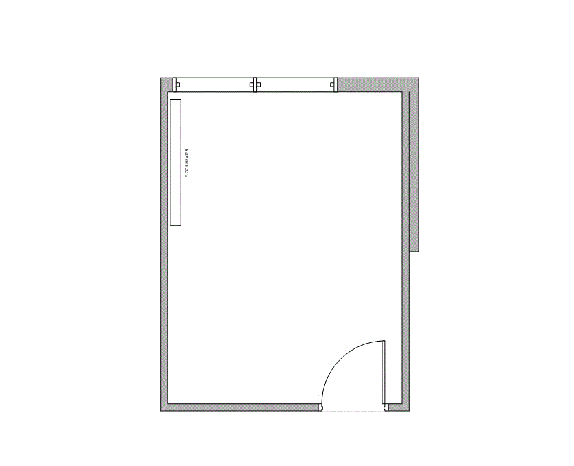 Floor plan of Flexible Office Space for Rent at 2100 Manchester Road 956