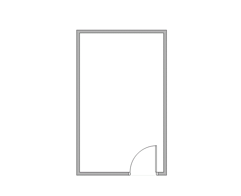 Floor plan of Flexible Office Space for Rent at 2100 Manchester Road 957