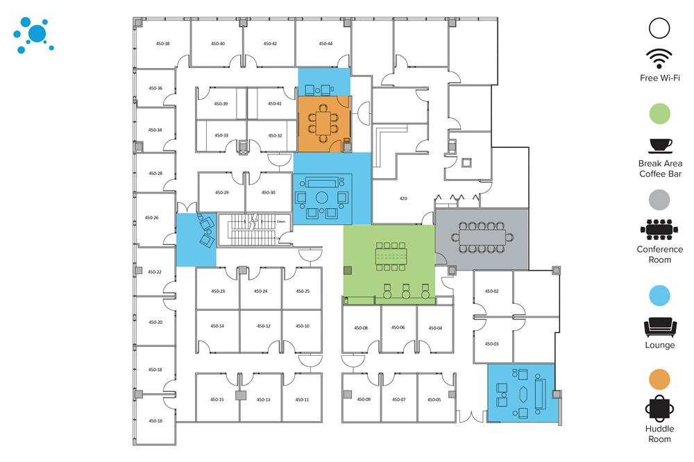 Interior images of Flexible office space at 3030 Warrenville Road 4