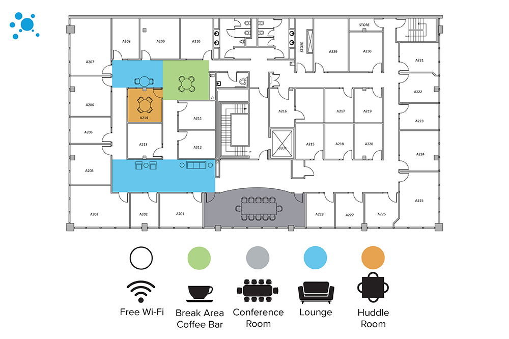 Interior images of Flexible office space at 3101-3111 N Central Avenue 4