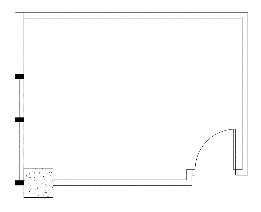 Floor plan of Flexible Office Space for Rent at 3101-3111 N Central Avenue 0180