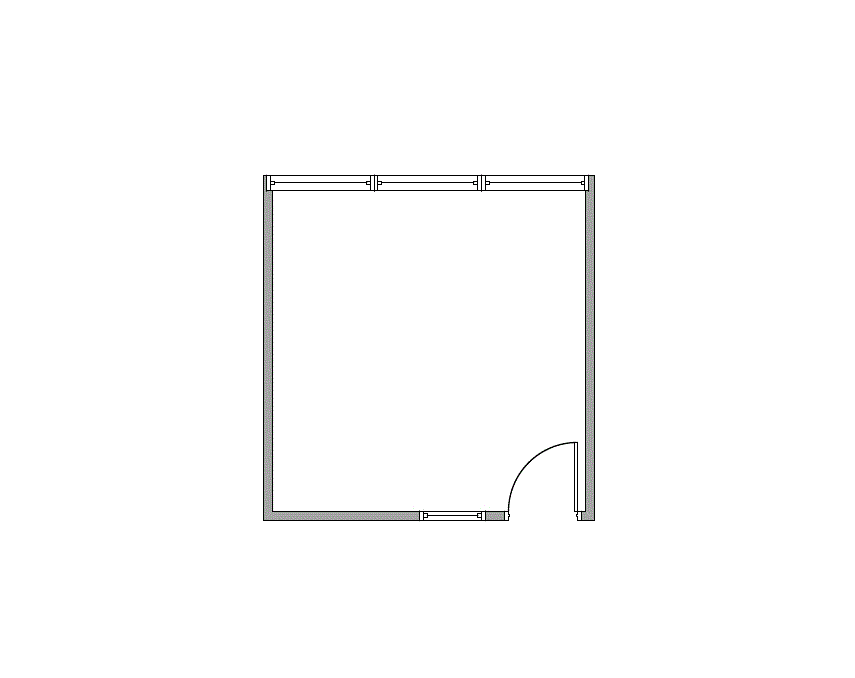 Floor plan of Flexible Office Space for Rent at 3101-3111 N Central Avenue 0980F