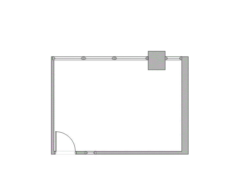 Floor plan of Flexible Office Space for Rent at 3101-3111 N Central Avenue A207