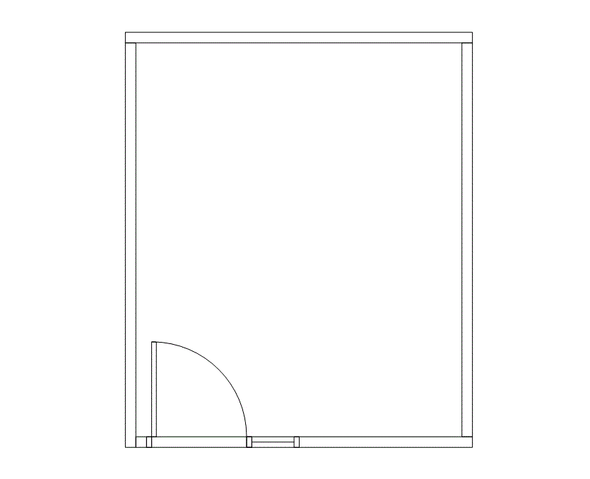 Floor plan of Flexible Office Space for Rent at 3101-3111 N Central Avenue A211