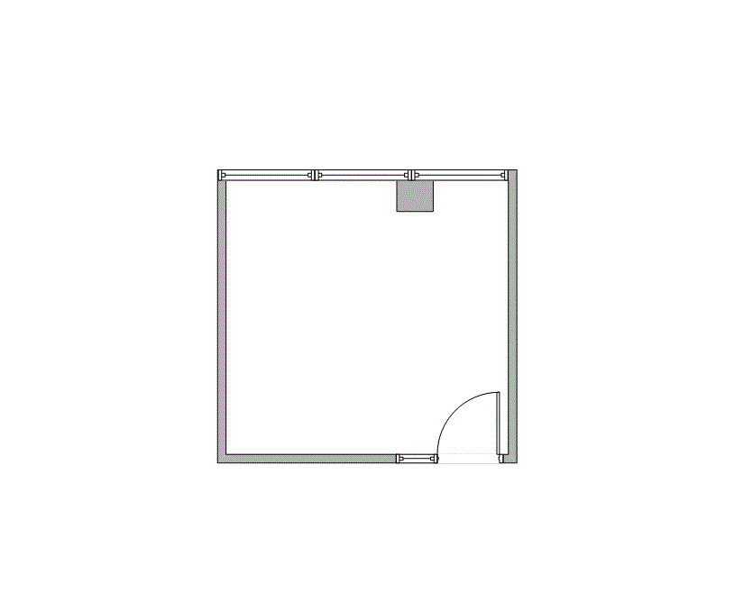 Floor plan of Flexible Office Space for Rent at 3101-3111 N Central Avenue A224