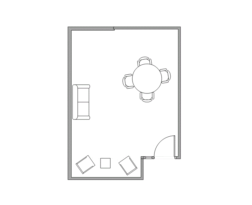 Floor plan of Flexible Office Space for Rent at 1300 Bay Area Boulevard B150-02