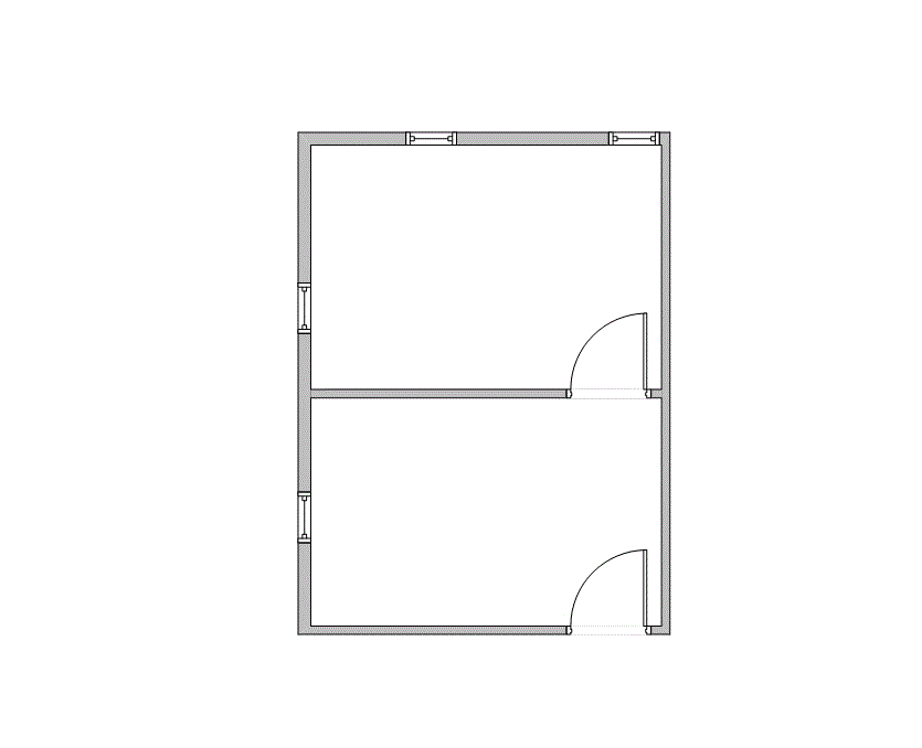 Floor plan of Flexible Office Space for Rent at 1300 Bay Area Boulevard B228